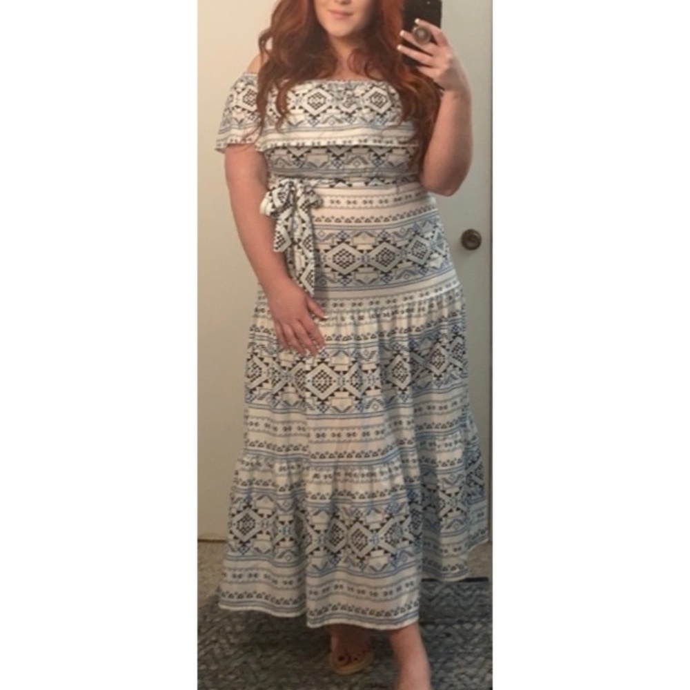 Printed Maxi Dress